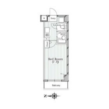 江戸川橋駅 徒歩8分 8階の物件間取画像